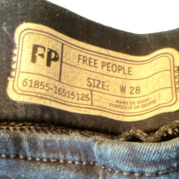 SOLD. Free People Womens Easy Goes It Casual Leggings Jeans Denim Jeggins - Picture 4 of 5